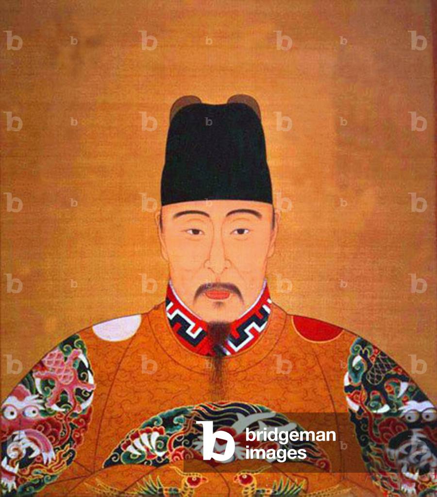China: Emperor Jiajing, 12th ruler of the Ming Dynasty (r. 1521-1567).