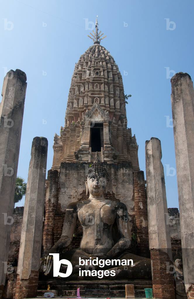 Thailand: Buddha, Wat Phra Si Rattana Mahathat Chaliang, Si Satchanalai Historical Park