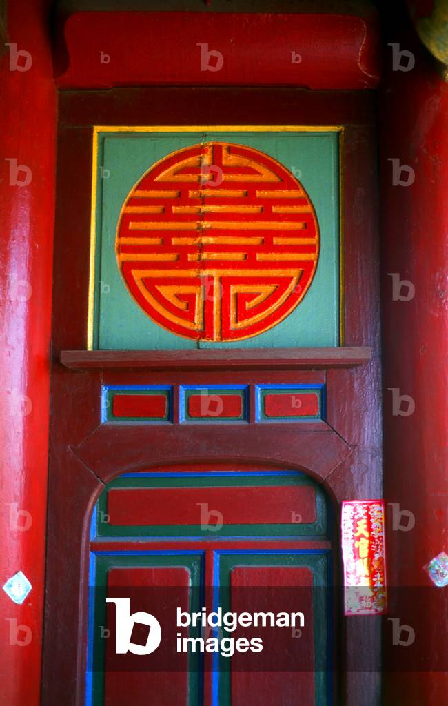 Vietnam: Entrance to the Quan Cong Pagoda (Chua Ong), Hoi An