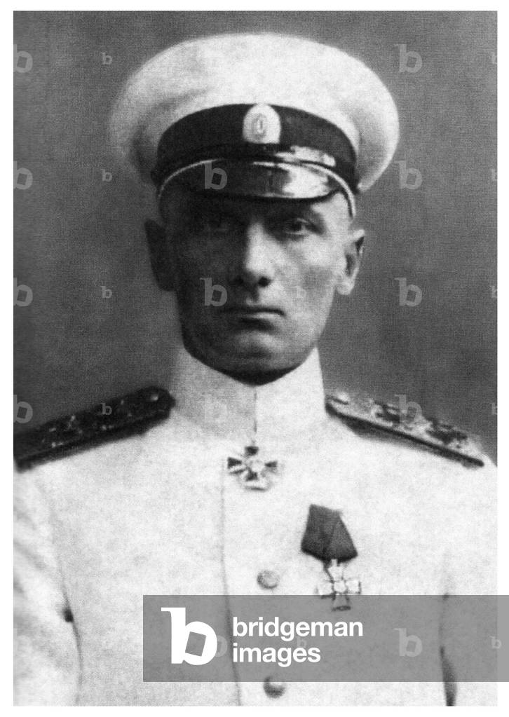 Russia: Admiral Alexander Kolchak, Commander of the White (anti-communist) forces in Siberia, 1918-1920