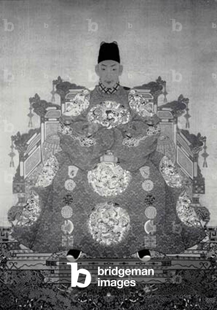 China: Emperor Zhengde, 11th ruler of the Ming Dynasty (r. 1505-1521).