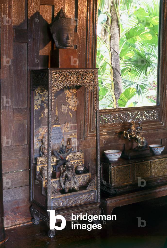 Thailand: Interior of drawing room, Jim Thompson House, Bangkok