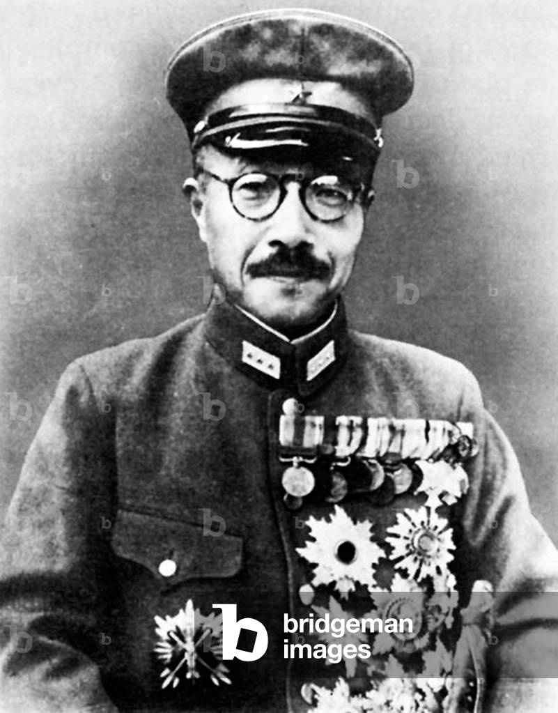 Japan: Hideki Tojo (1884-1948), Prime Minister of Japan 18 October 1941 - 22 July 1944.