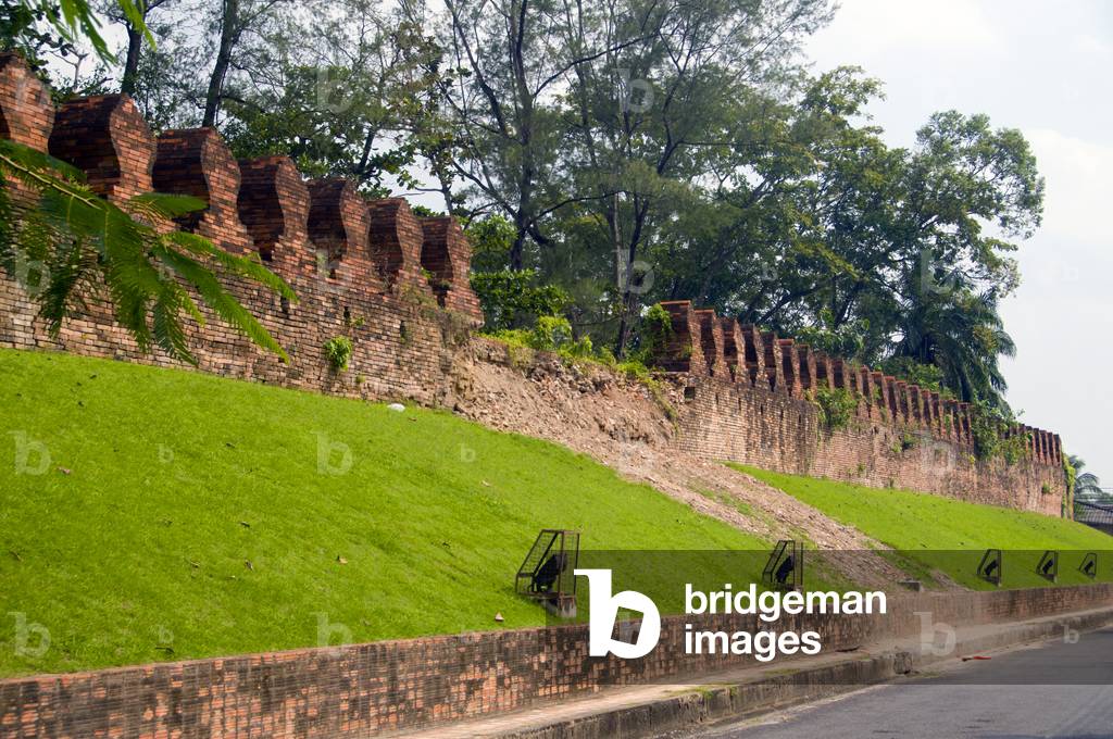Thailand: North Gate and old city wall, Nakhon Sri Thammarat