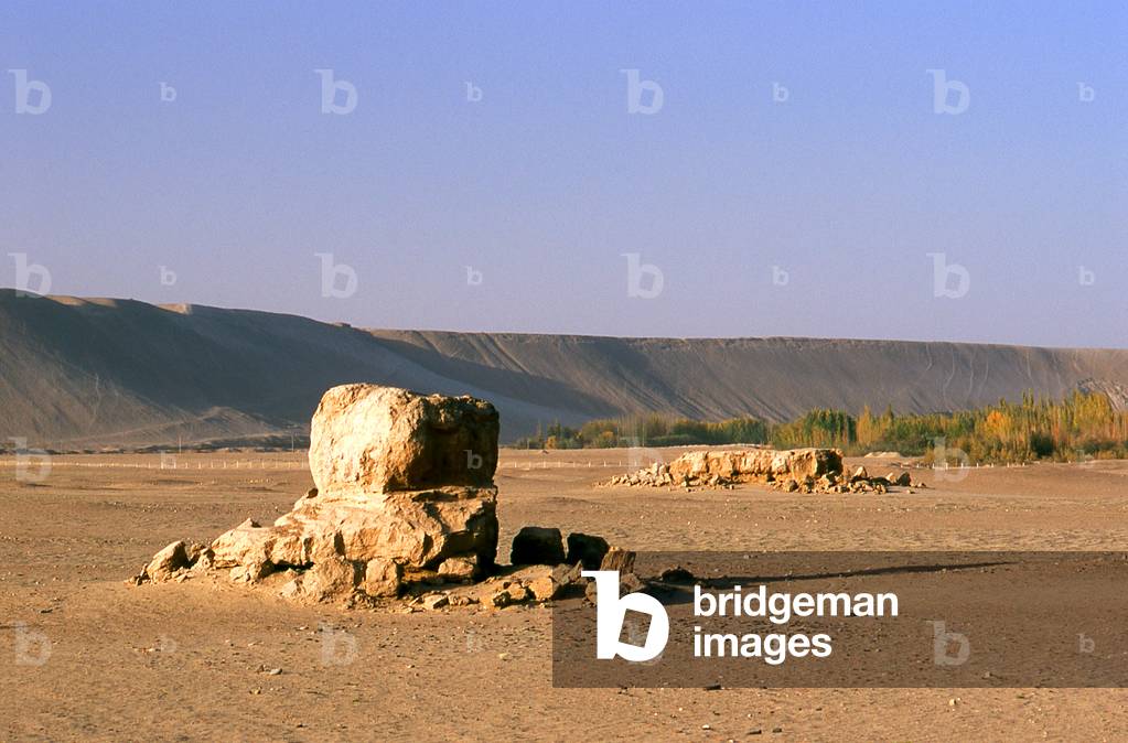 China: Melikawat Ancient City ruins near Khotan (Hotan), Xinjiang Province