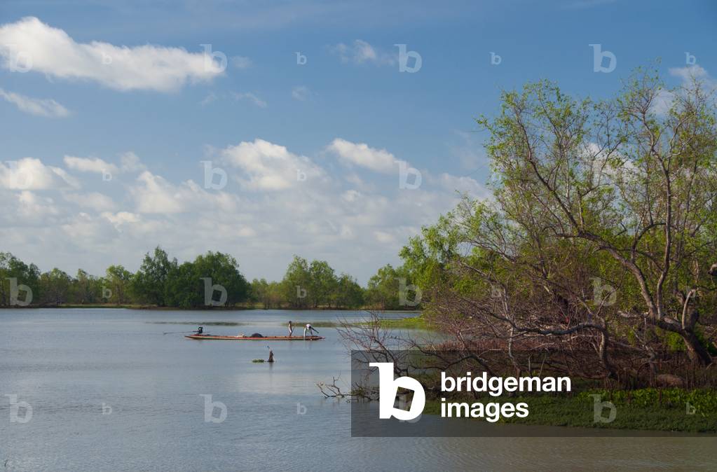 Thailand: Fishermen in the Khu Khut Waterbird Park, Songkhla Province