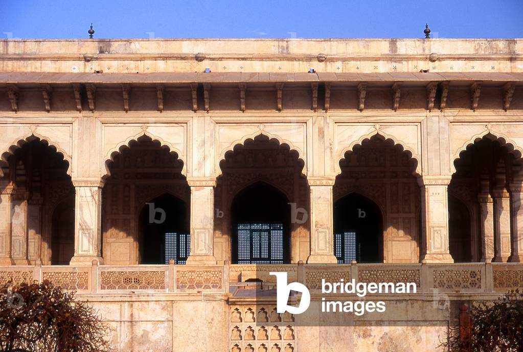 India: Khas Mahal (Marble Pavilion), Agra Fort, Agra, Uttar Pradesh