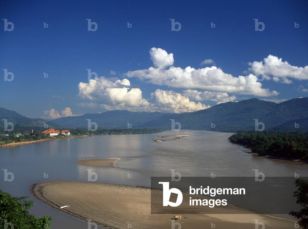 Thailand: The Mekong River at Sop Ruak (the heart of the Golden Triangle), Chiang Saen, Chiang Rai Province, Northern Thailand