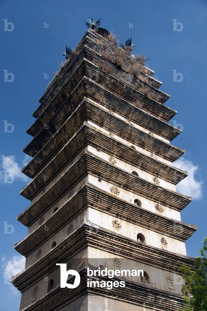 China: Dongsi Ta (East Pagoda), built during the Tang Dynasty, Kunming, Yunnan Province