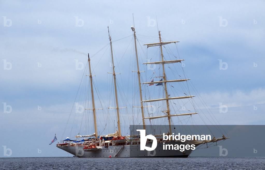 Thailand: Ko Tarutao Marine National Park, schooner in the bay at Ko Adang