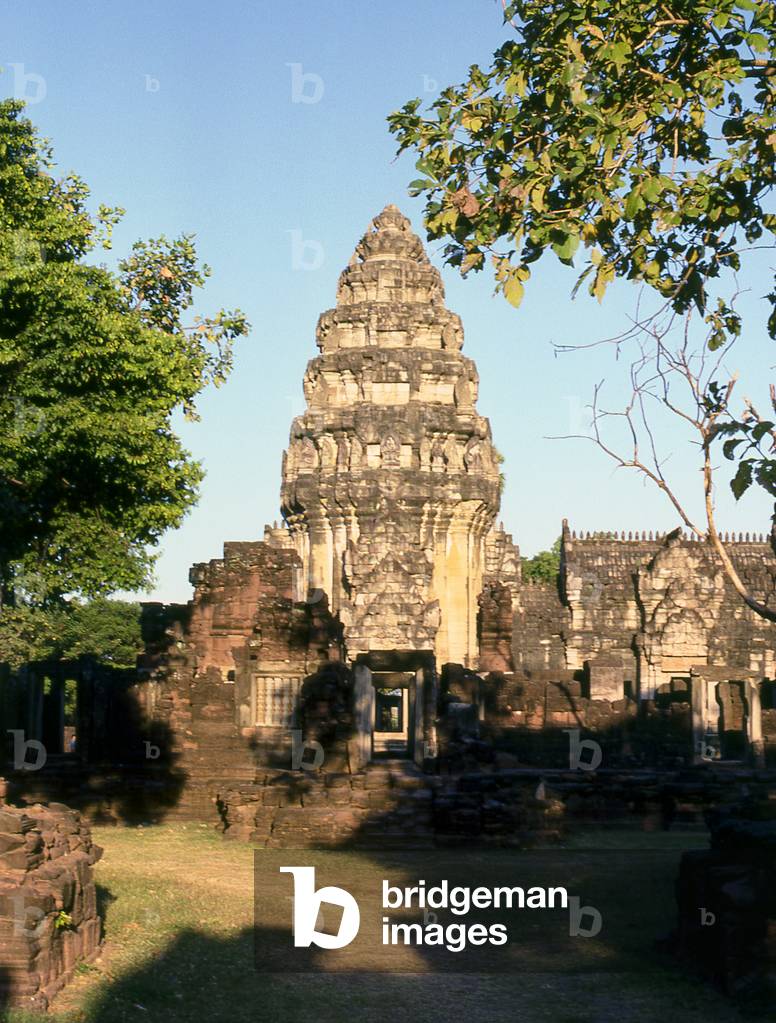 Thailand: Central sanctuary, Prasat Hin Phimai, Phimai Historical Park, Nakhon Ratchasima Province. Phimai dates from the 11th and 12th century and was an important Khmer Buddhist temple and town in the Khmer empire