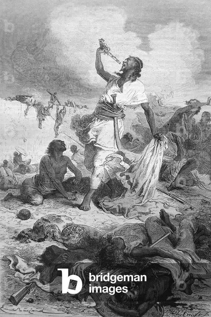 Ethiopia: The British Expedition to Abyssinia. King Tewodros commits suicide with a pistol given to him by Queen Victoria
