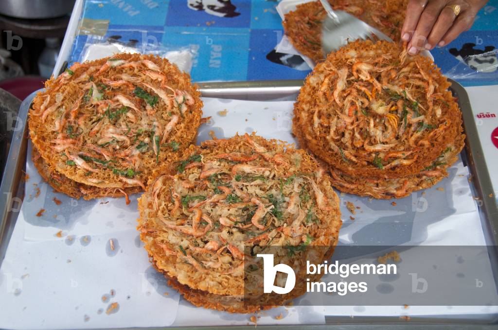 Thailand: Crunchy snacks made with Mekong River prawns for sale at Kaeng Khut Khu, Loei Province