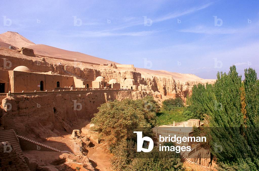 China: Bezeklik Thousand Buddha Caves, Turfan, Xinjiang Province