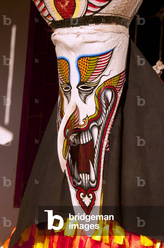 Thailand: Phi Ta Khon (Ghost Festival) masks at the Dan Sai Phi Ta Khon Folk Museum, Dan Sai, Loei Province