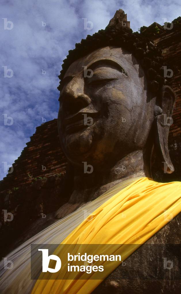 Thailand: Buddha, Wat Mahathat, Sukhothai Historical Park