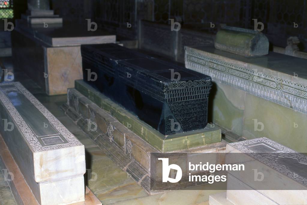 Uzbekistan: Tombs of Timur (Tamerlane) and Ulug Beg, Gur-e Amir Mausoleum, Samarkand