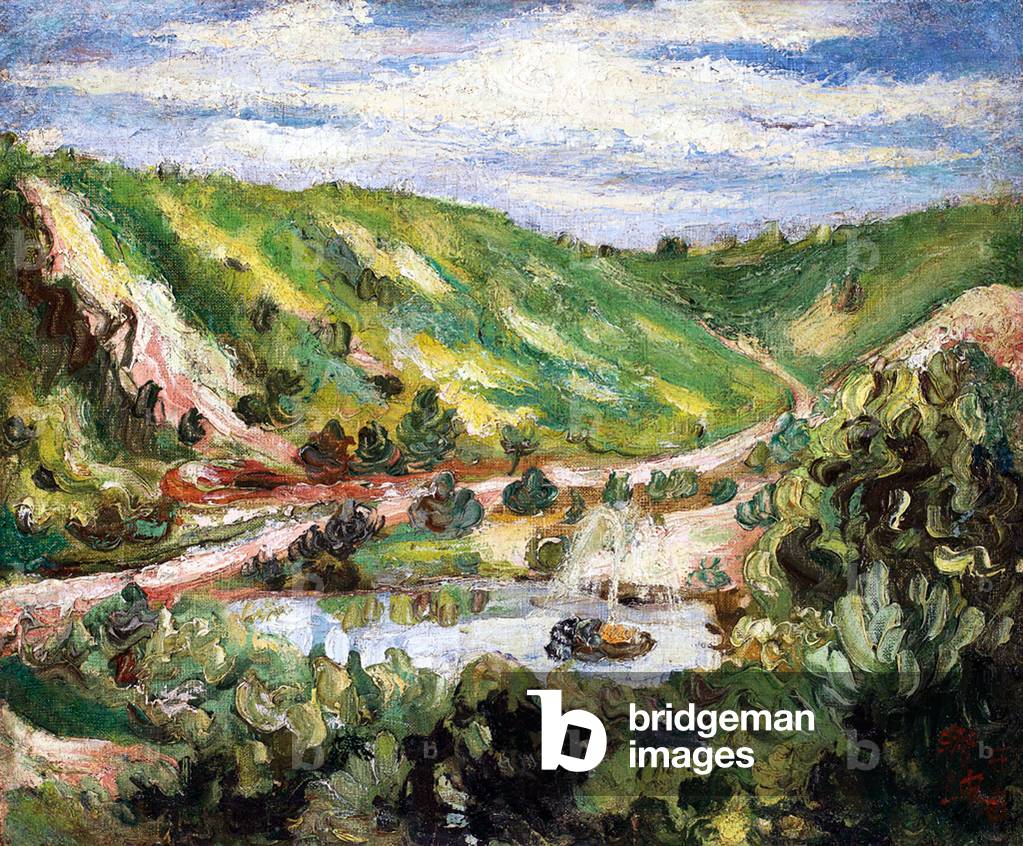 China / Taiwan: 'Lake Tai' (Wuxi, Jiangsu), oil on canvas, Chen Cheng-po / Chen Chengbo (1895-1947), 1934