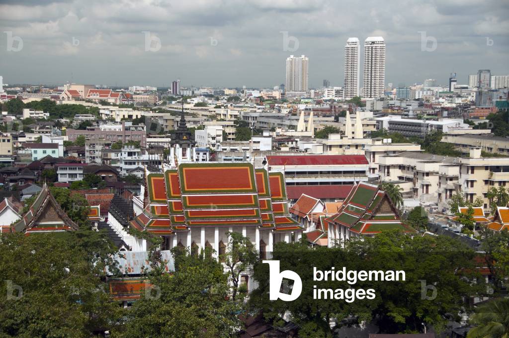 Thailand: Wat Ratchanatda from the Golden Mount, Bangkok