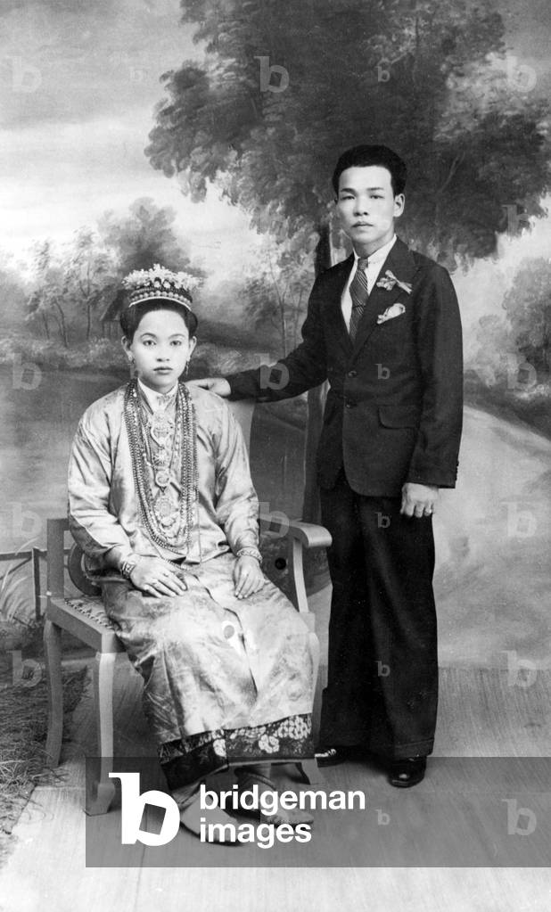 Thailand: 'A marriage in the Chinese Baba fashion', Phuket, c.1940