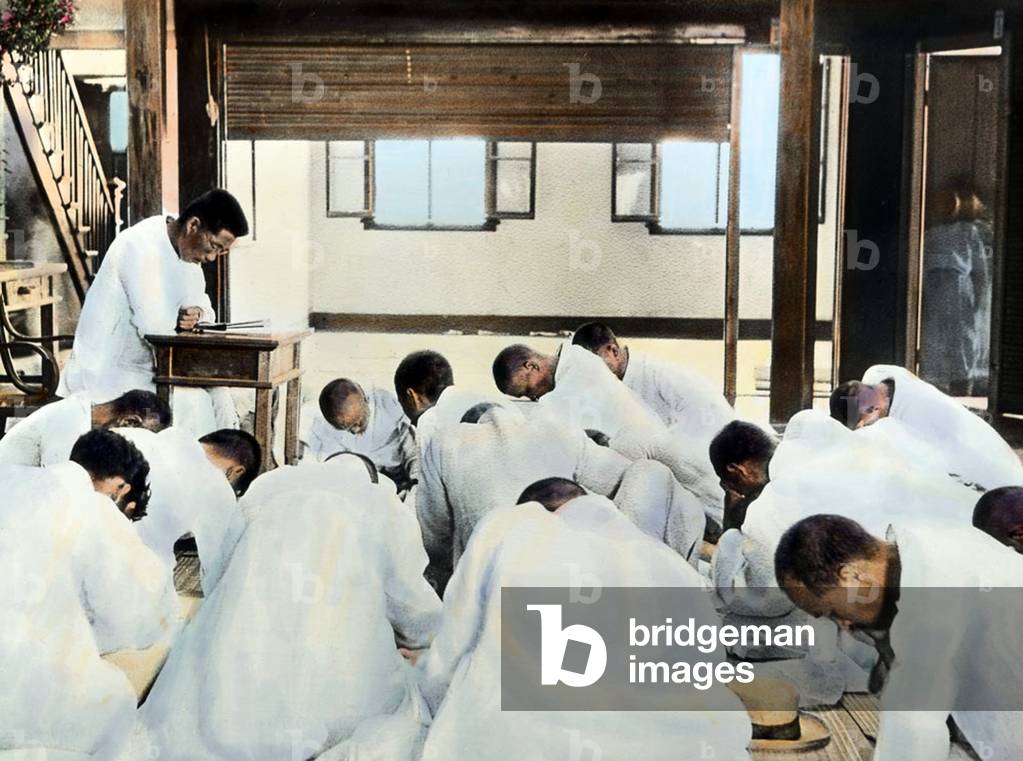 Korea: A Christian congregation at worship in Pyongyang, 1920s