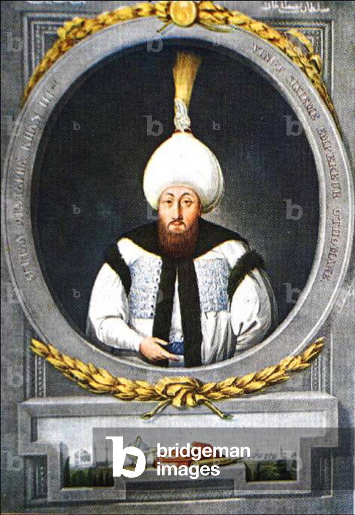 Turkey: Portrait of Sultan Mustafa III (1757-1774).