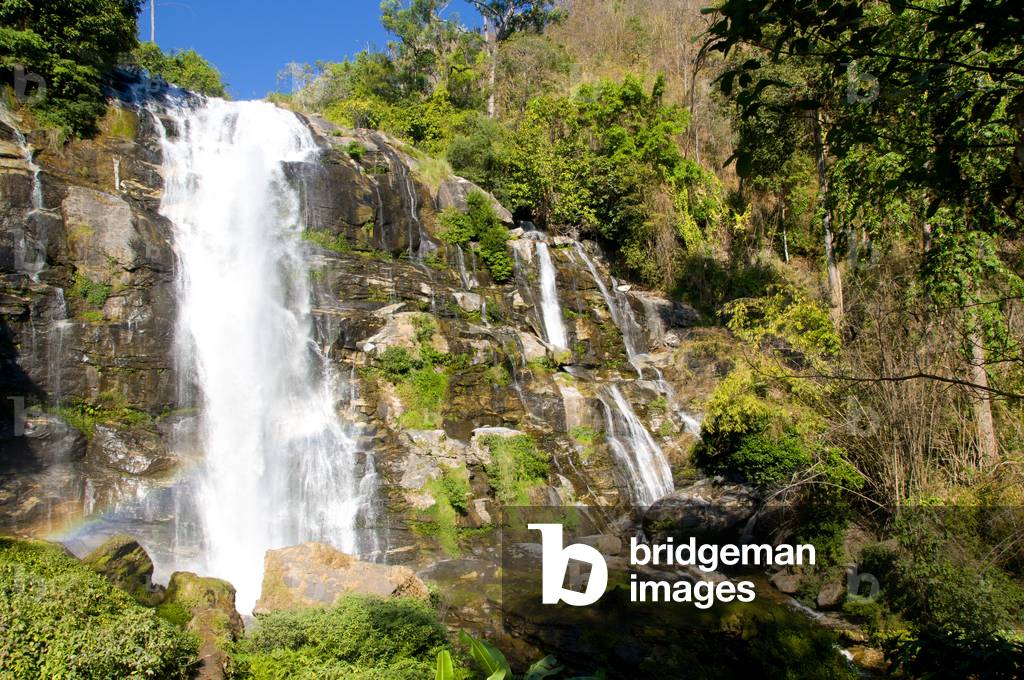 Thailand: Vachiratarn Waterfall, Doi Inthanon (Thailand's highest mountain)