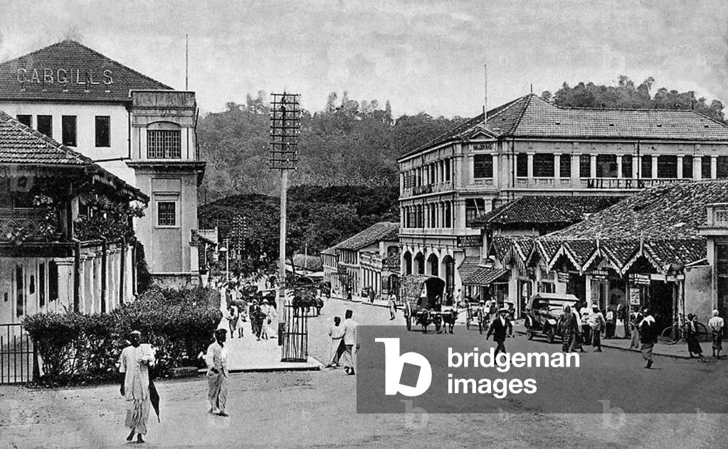 Sri Lanka: Ward Street, Kandy, in the early 20th century