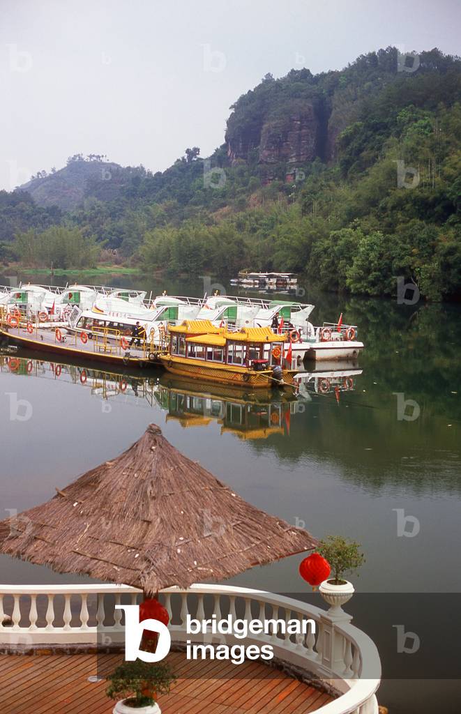 China: Jin River at the entrance to Danxiashan (Mount Danxia), north of Shaoguan, Guangdong Province