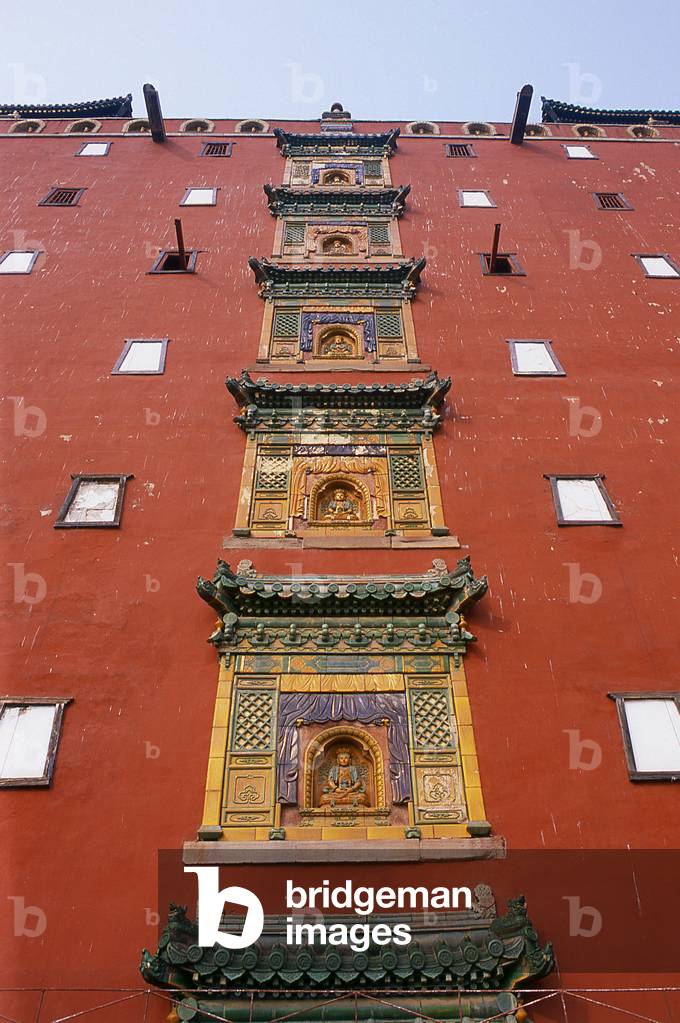 China: Wanfaguiyi Hall, Putuo Zongcheng Temple, Chengde, Hebei Province