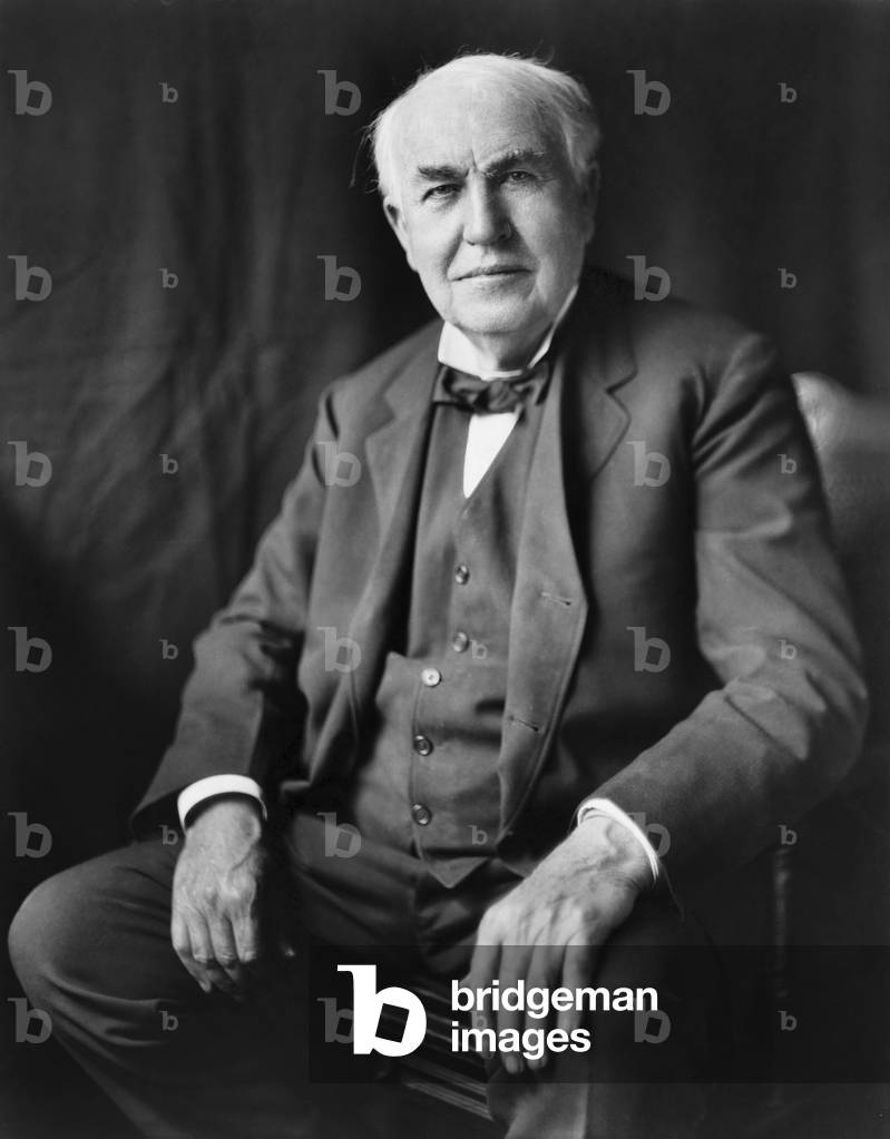 USA: American inventor and businessman Thomas Edison (1847-1931), c. 1922