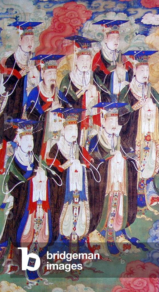 China: The Eight Celestial Emperors in the West, from the Daoist pantheon.