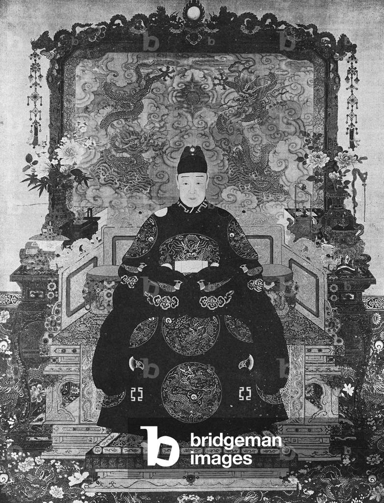 China: Emperor Chongzhen, 17th ruler of the Ming Dynasty (r. 1627-1644).