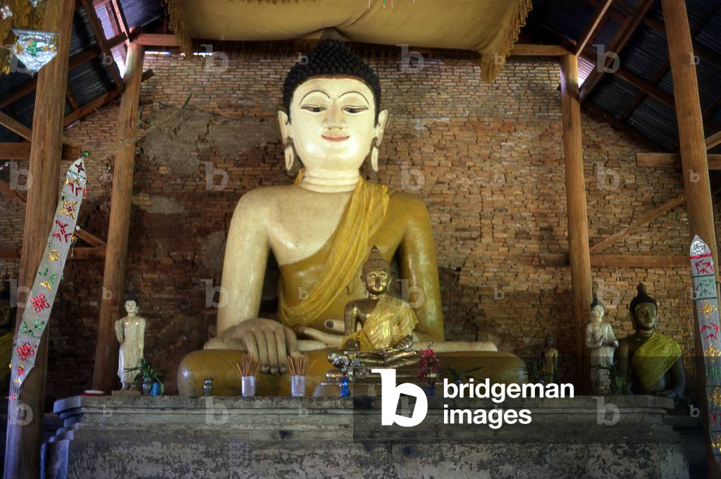 Thailand: Buddha, Chiang Saen, Chiang Rai Province, Northern Thailand