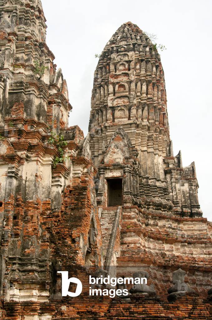 Thailand: The central prang at Wat Chai Wattanaram, Ayutthaya Historical Park