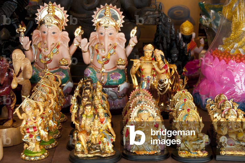 Thailand: Amulet and religious paraphernalia market at Wat Ratchanatda, Bangkok