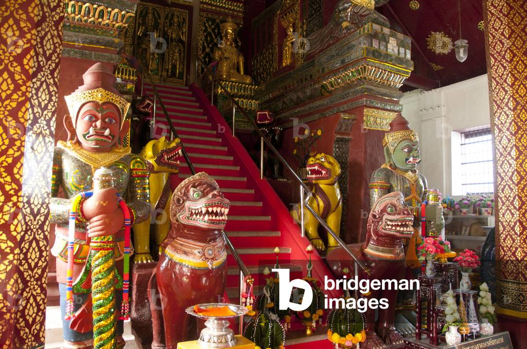 Thailand: Yaksa demons, Viharn Phra Song, Wat Phra Mahathat, Nakhon Sri Thammarat
