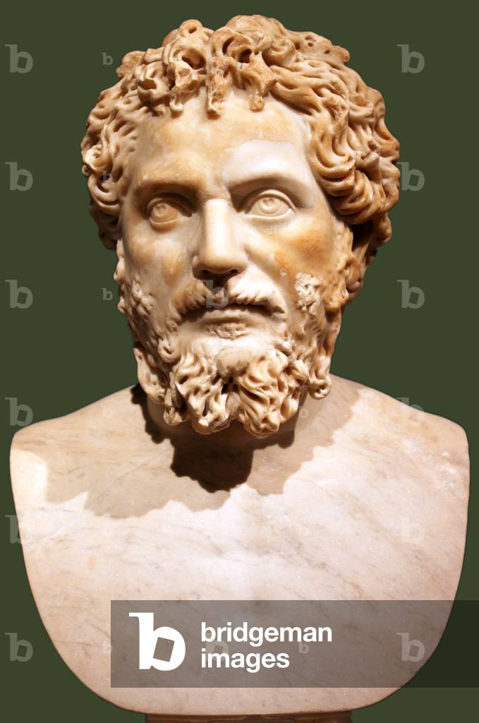 Italy: Bust of Septimius Severus (145-211 CE)