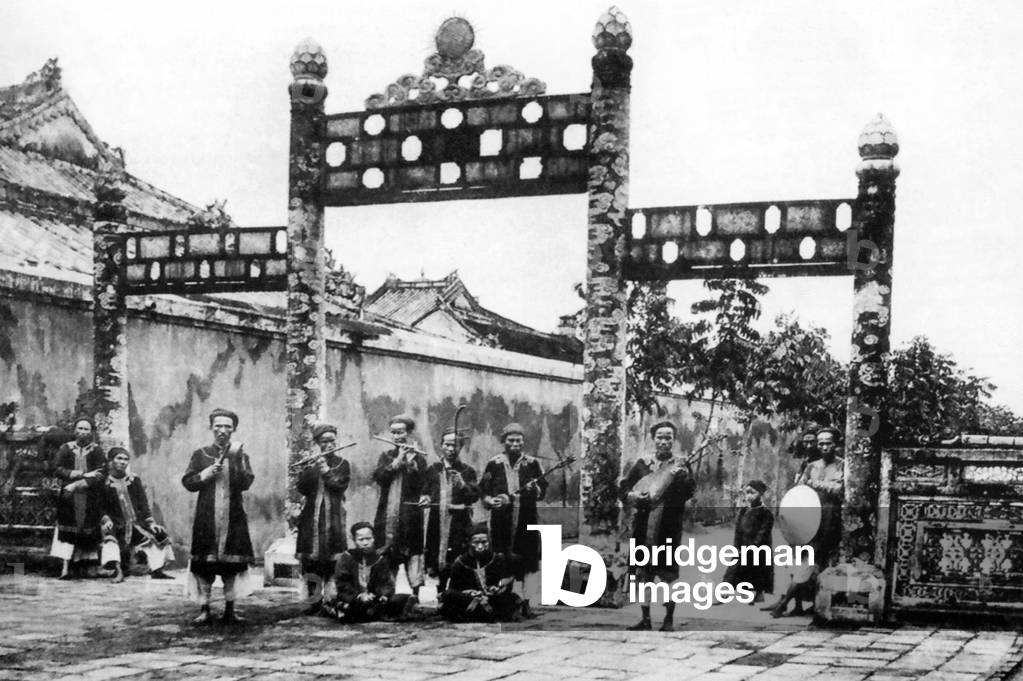 Vietnam: A royal orchestra, Imperial City, Hue (early 20th century)