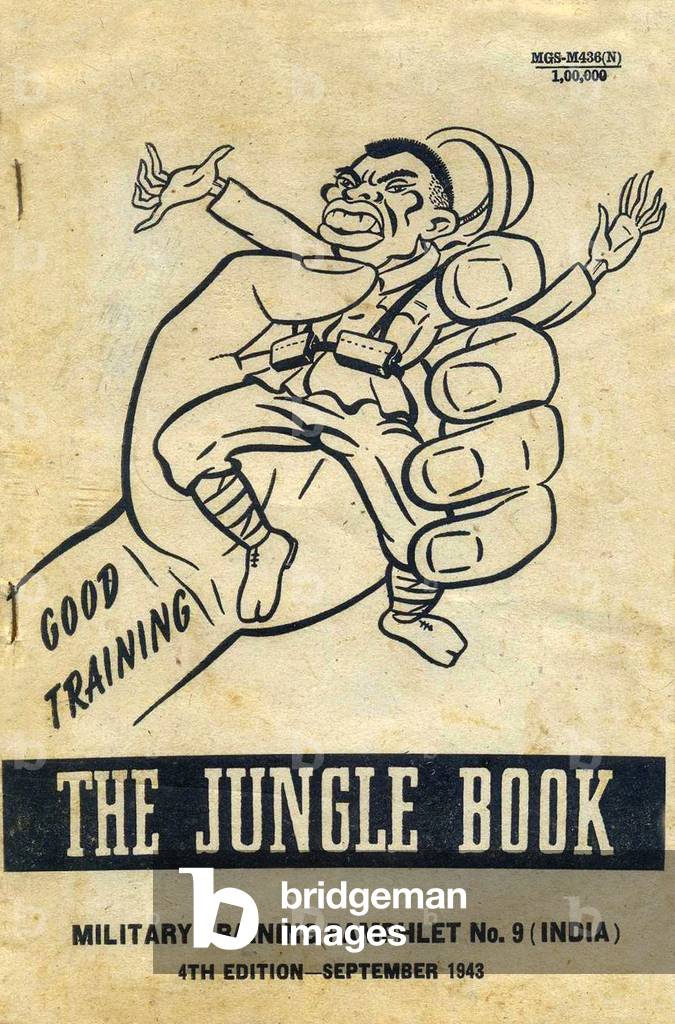China / Burma / India: 'The Jungle Book', a military training manual for Allied forces fighting in the CBI Theatre, 1943. The title is a play on Rudyard Kipling's 'Jungle Book' (1894). The subject is jungle warfare.