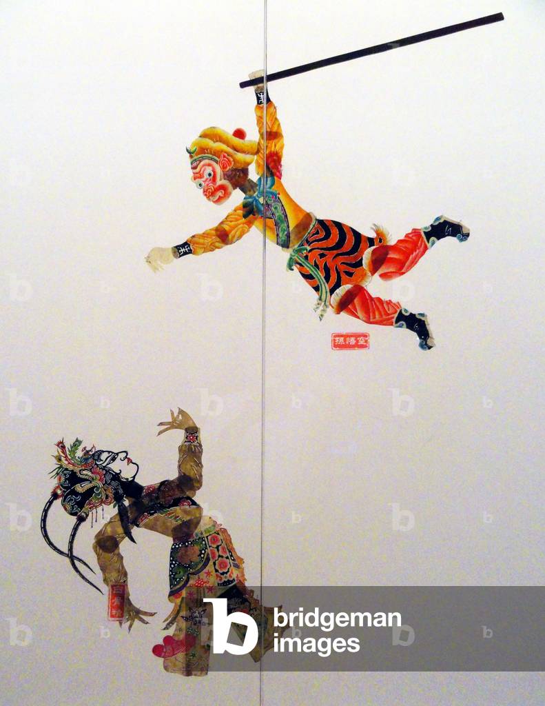 China: Shadow puppets from Lijiang, Yunnan Province, late Qing or early 20th century