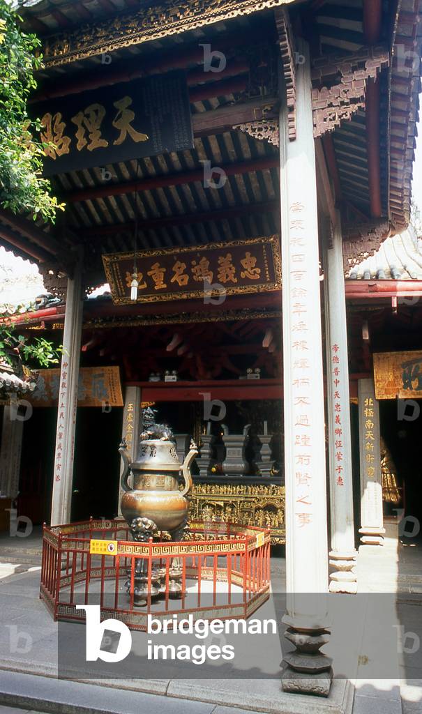 China: Incense burner at the Zu Miao (Ancestral Temple), Foshan, Guangdong Province