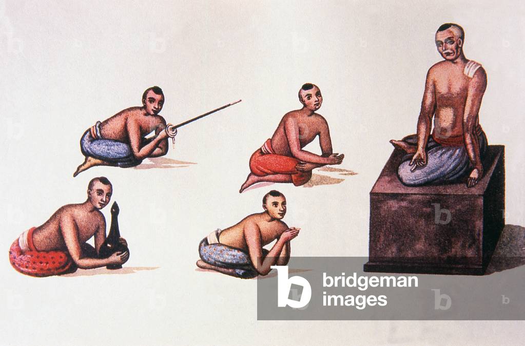 Thailand: 'The Way of Approaching Superiors', Siam (Thailand), early 19th century