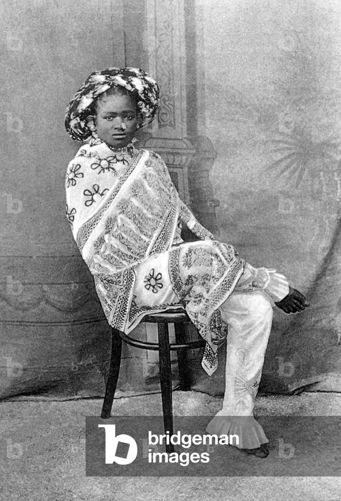 Tanzania / Zanzibar: 'Swahili Maiden', c. 1900