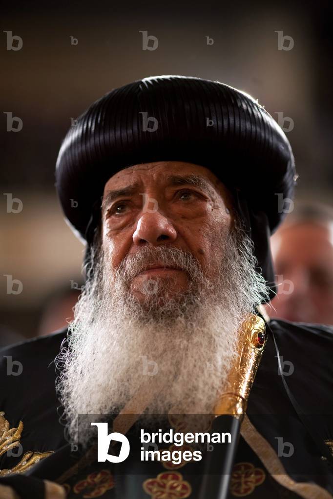 Egypt: Pope Shenouda III (1923-2012), Head of the Coptic Orthodox Church