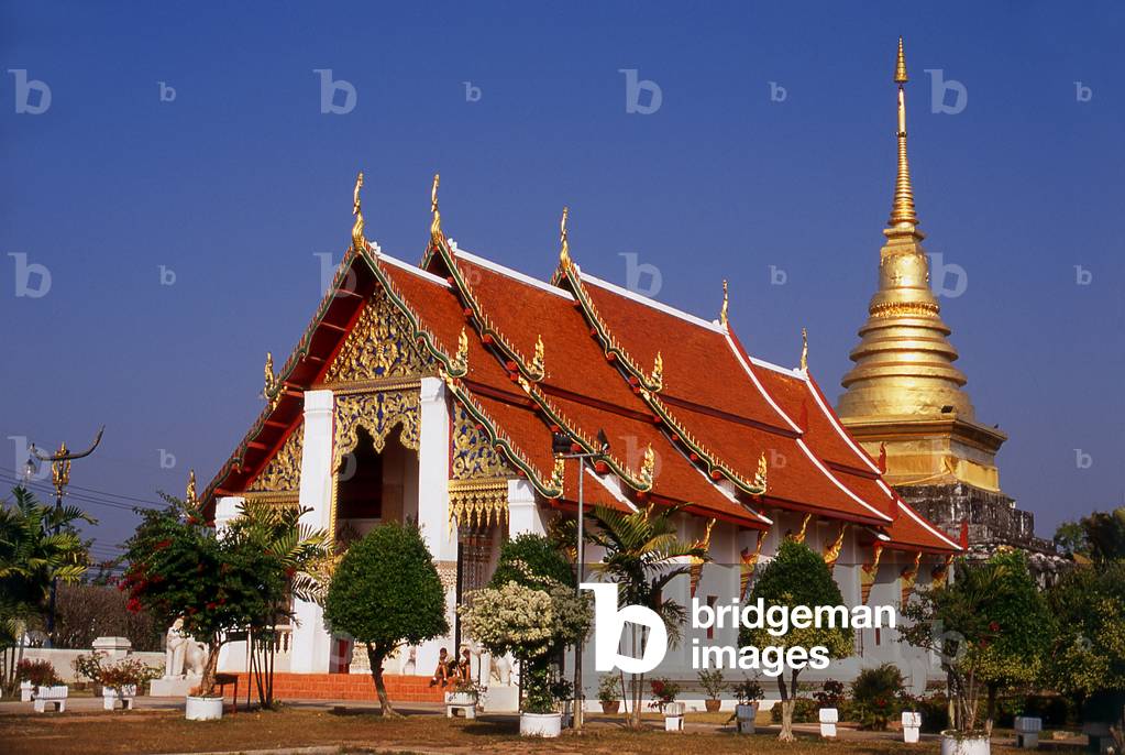 Thailand: Wat Phra That Chang Kham, Nan, North Thailand