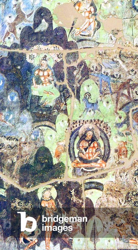 China: Jataka mural from the Kizil Thousand Buddha Caves, Xinjiang