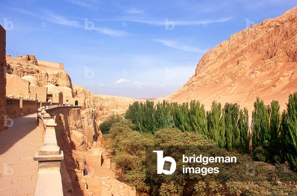 China: Bezeklik Thousand Buddha Caves, Turfan, Xinjiang Province