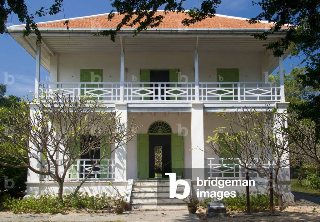 Thailand: A restored villa in the grounds of the old Palace of Rama V (King Chulalongkorn 1868 - 1910), Ko Sichang, Chonburi Province