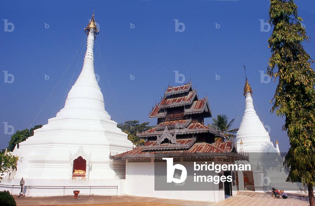 Thailand: The main chedi at Wat Phra That Doi Kong Mu, Mae Hong Son, northern Thailand